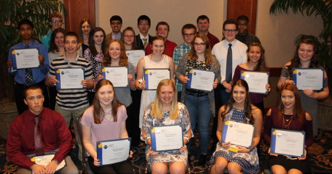 image The winners of the 2018 Outstanding High School Chemistry Award from the Midland Section.